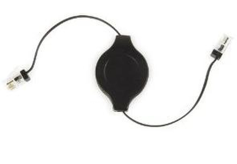 Kraun KR.CT 1m Transparent,Black telephony cable