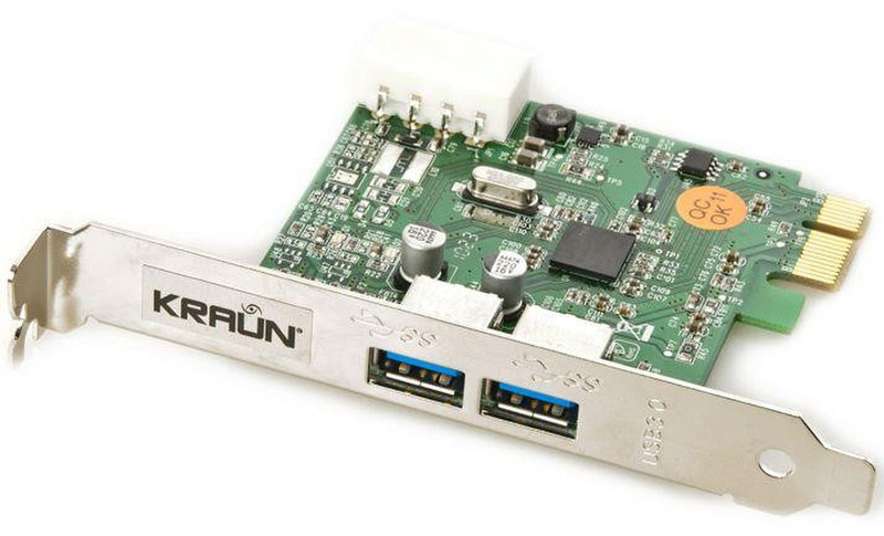 Kraun USB 3.0 PCI Express Eingebaut USB 3.0 Schnittstellenkarte/Adapter