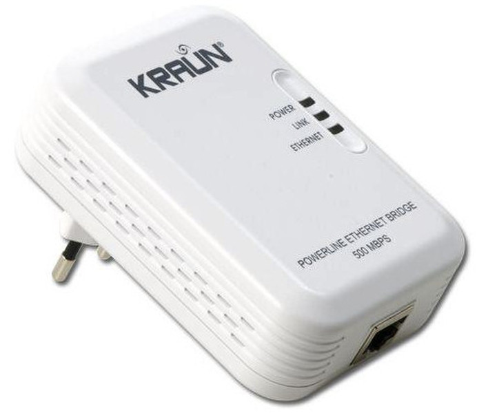 Kraun Power Line 500 Mbps Ethernet 500Mbit/s