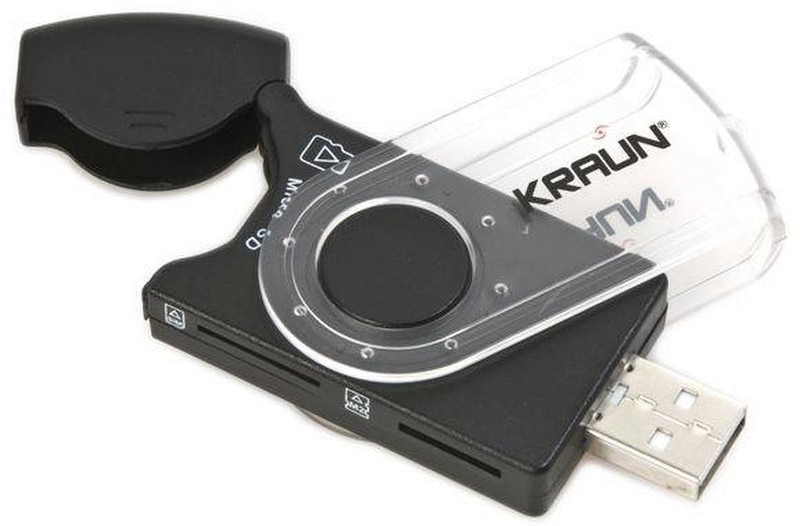 Kraun KR.R3 USB 2.0 Черный устройство для чтения карт флэш-памяти