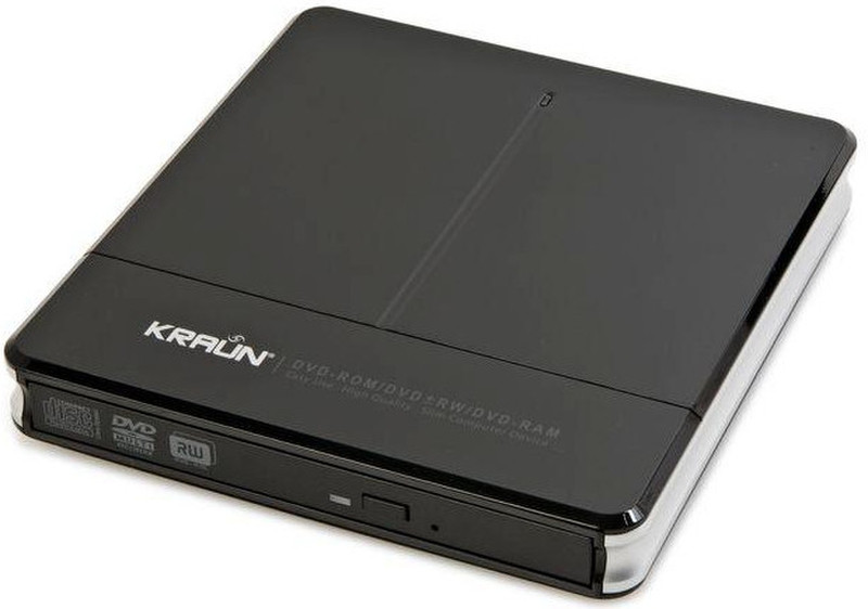 Kraun KR.WH DVD+R DL Black optical disc drive