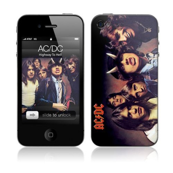 MusicSkins MS-ACDC10133 Cover case Разноцветный чехол для мобильного телефона