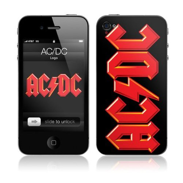 MusicSkins MS-ACDC20133 Cover case Черный, Красный чехол для мобильного телефона