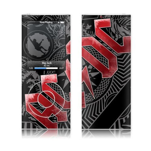 MusicSkins MS-ACDC30005 Cover Black,Red MP3/MP4 player case