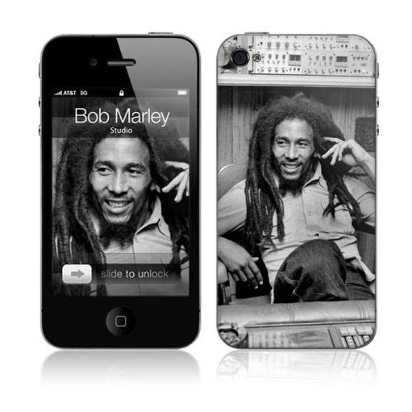 MusicSkins MS-BOB70133 Cover case Черный, Белый чехол для мобильного телефона