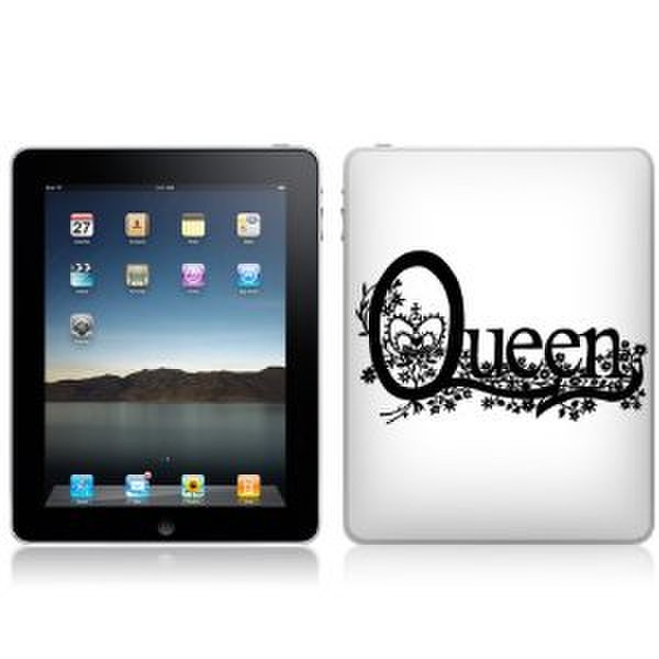 MusicSkins Queen Skin For Apple iPad Cover Black,White