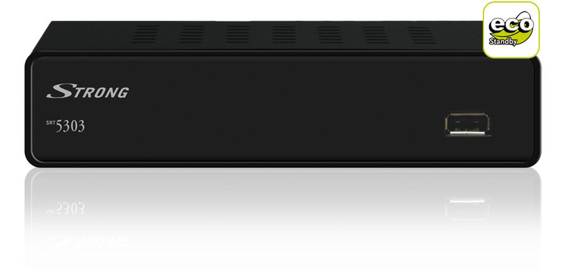 Strong SRT 5303 Terrestrial Black TV set-top box