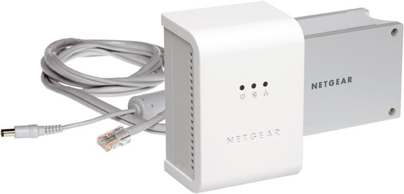Netgear Space-Saving Powerline Network Kit 85Мбит/с сетевая карта