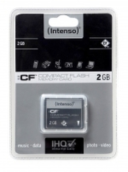 Intenso Compact Flash Card 2 GB 2GB CompactFlash memory card