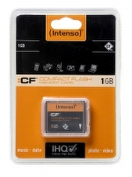 Intenso Compact Flash Card 1 GB 1ГБ CompactFlash карта памяти