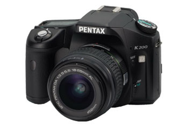 Pentax K200D 10.2MP CCD 3872 x 2592pixels Black