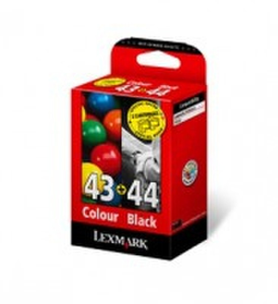 Lexmark Twin-Pack No.44/43 XL Black and Color Print Cartridges BLISTER ink cartridge