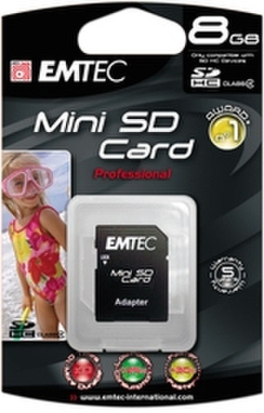 Emtec Mini SD 8GB 8ГБ MiniSD карта памяти