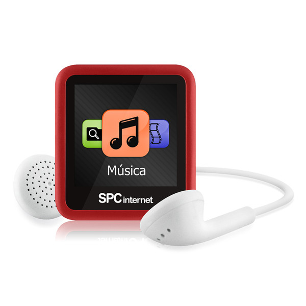 SPC 8238R MP4 4GB Rot MP3-/MP4-Player