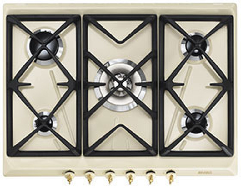 Smeg SR876PGH9 built-in Gas Cream hob