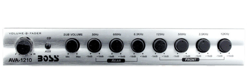 Boss Audio Systems AVA1210 Дома Проводная Cеребряный усилитель звуковой частоты
