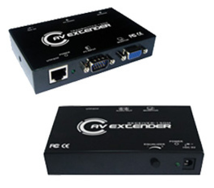 RF-Link AVE-11 AV transmitter & receiver Schwarz Audio-/Video-Leistungsverstärker
