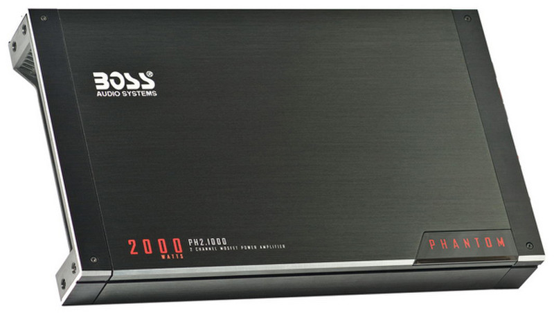 Boss Audio Systems PH2.1000 2.0 Car Wired Black audio amplifier