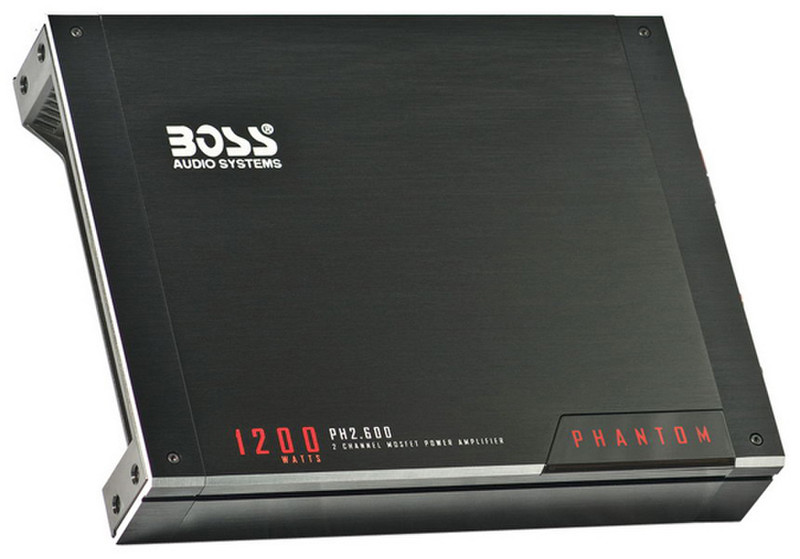 Boss Audio Systems Phantom 2.0 Auto Verkabelt Schwarz Audioverstärker