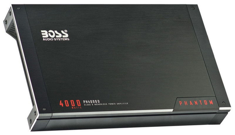 Boss Audio Systems Phantom 1.0 Автомобиль Проводная Черный усилитель звуковой частоты