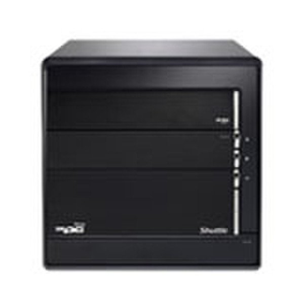 Shuttle SX38P2 PRO Socket T (LGA 775) SFF Черный ПК/рабочая станция barebone