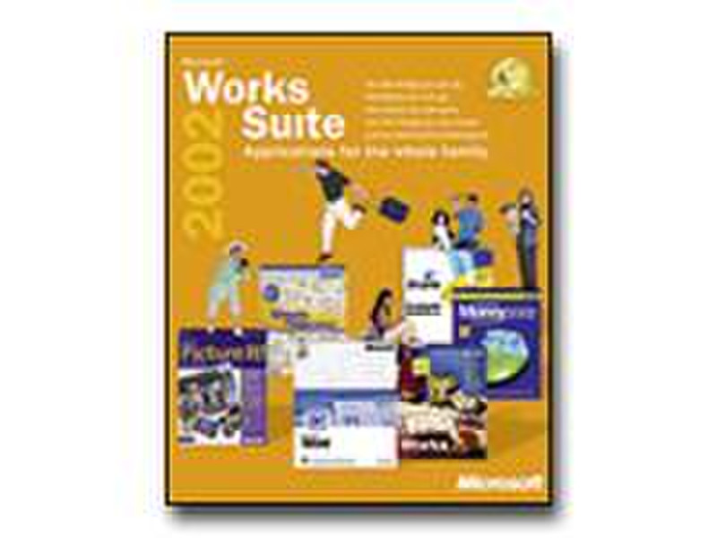 Microsoft OEM MS Works Suite 2002 NL CD W32 3pk