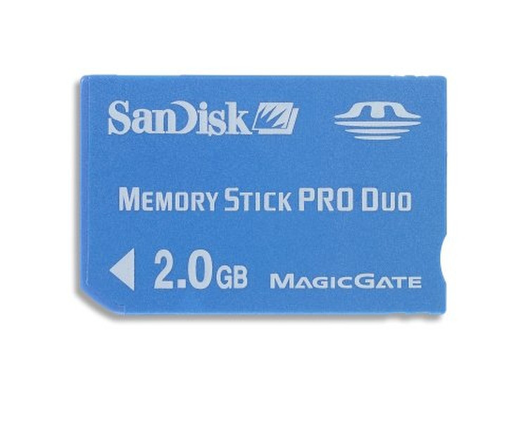 Sandisk Memory Stick PRO Duo 2GB 2GB M2 memory card