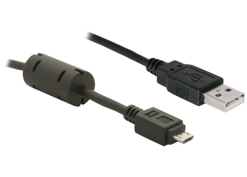 DeLOCK Cable USB 2.0 A to USB-micro B - 5m 5м USB A Micro-USB B Черный кабель USB