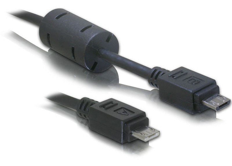DeLOCK Cable USB 2.0 micro-A to USB micro-B - 1m 1m Micro-USB A Micro-USB B Black USB cable