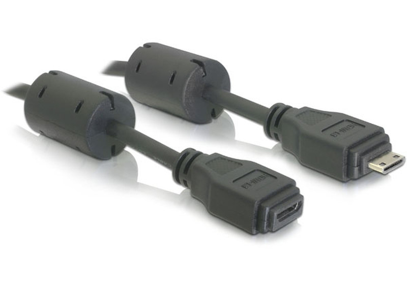 DeLOCK Extension cable HDMI mini male-female 3m 3m Mini-HDMI Mini-HDMI Black HDMI cable