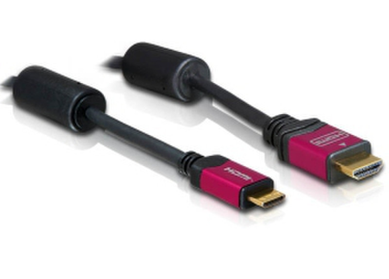 DeLOCK HDMI 1.3b to HDMI mini cable 1.8m male / male 1.8м HDMI Mini-HDMI HDMI кабель