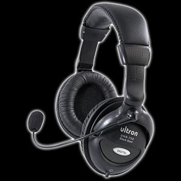 Ultron UHS-700 Multimedia Headset Binaural Black headset