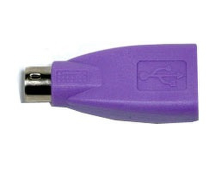 Cherry 6171784 PS/2 USB A Фиолетовый кабельный разъем/переходник