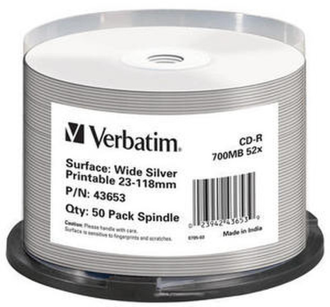 Verbatim CD-R Inkjet CD-R 700MB 50pc(s)