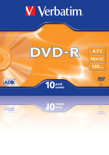 Verbatim DVD-R Matt Silver 4.7GB DVD-R 10pc(s)