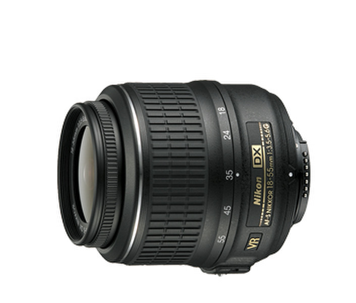 Nikon F-S VR DX Zoom-NIKKOR 18-55mm f/3.5-5.6G SLR Standard zoom lens Черный