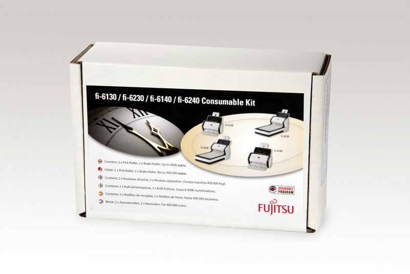 Fujitsu CON-3540-011A Scanner Verbrauchsmaterialienset Drucker-/Scanner-Ersatzteile