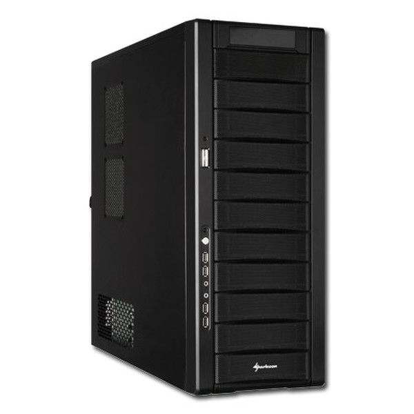 Sharkoon Rebel 12 Economy Black Full-Tower Black computer case