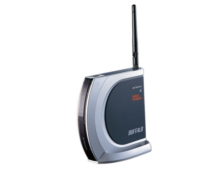 Buffalo WHR-HP-G54DD Black,Silver wireless router