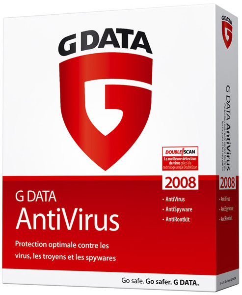 G DATA AntiVirus 2008, 25-50 user, 1 Year headset