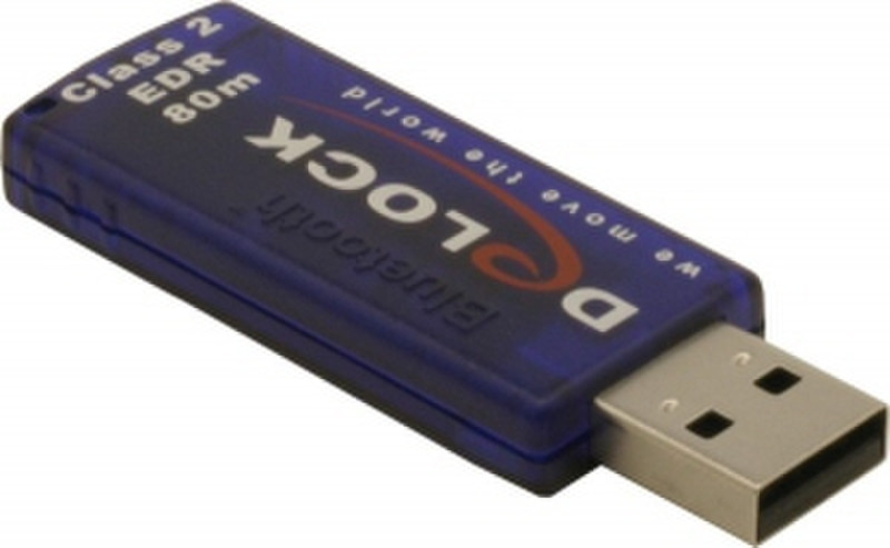 DeLOCK USB Bluetooth adapter EDR 80m 3Mbit/s Netzwerkkarte