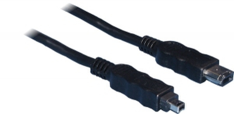 DeLOCK FireWire cable 1.8m 6p/4p 1.8m firewire cable