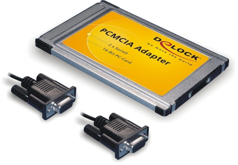 DeLOCK Serial PCMCIA Adapter Последовательный интерфейсная карта/адаптер