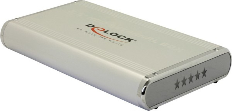 DeLOCK 3.5” External Enclosure USB 2.0/FireWire 3.5