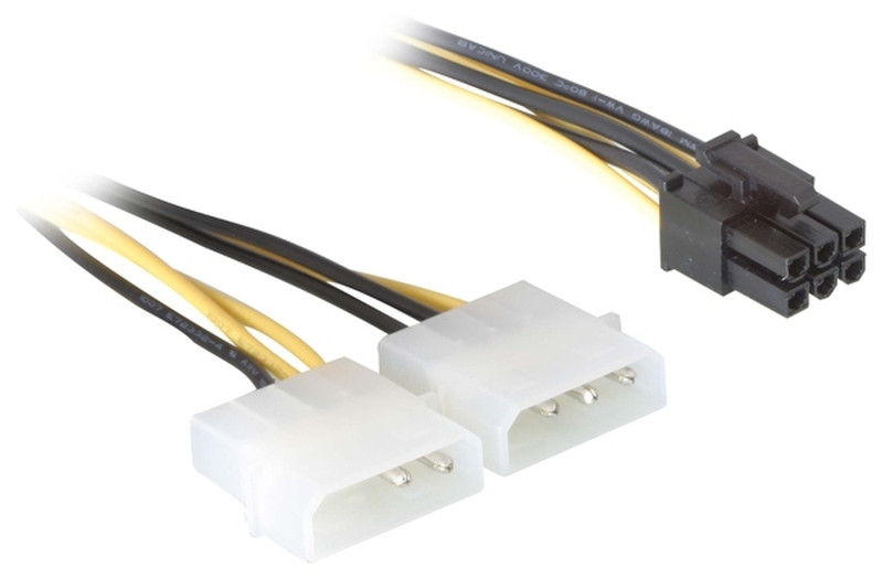 DeLOCK Power Cable for PCI Express Card - 0.15m 0.15m power cable