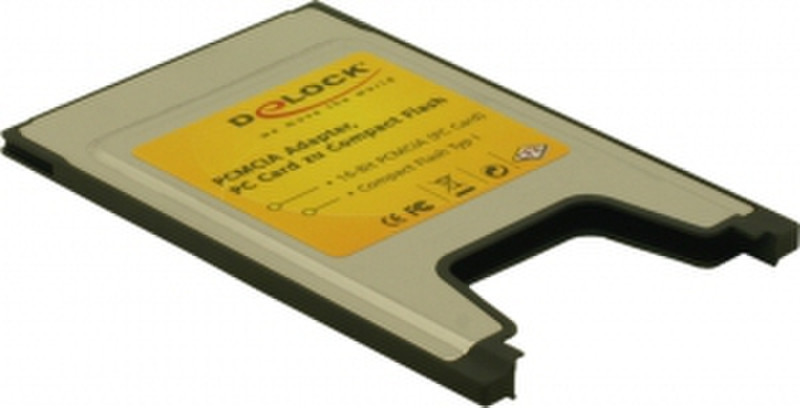 DeLOCK PCMCIA Card Reader for Compact Flash cards устройство для чтения карт флэш-памяти