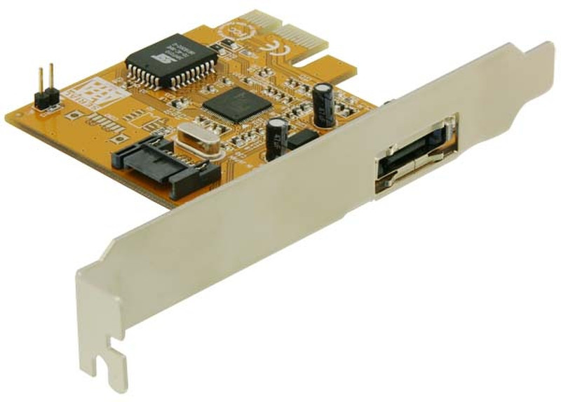 DeLOCK eSATA/SATA PCI Express Adapter Schnittstellenkarte/Adapter