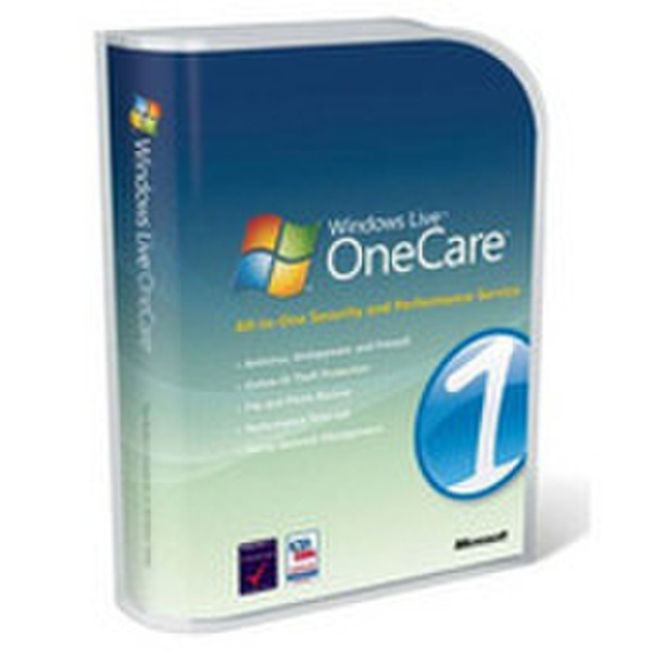Microsoft Windows Live OneCare v 2.0 (IT) 1user(s) 1year(s) Italian