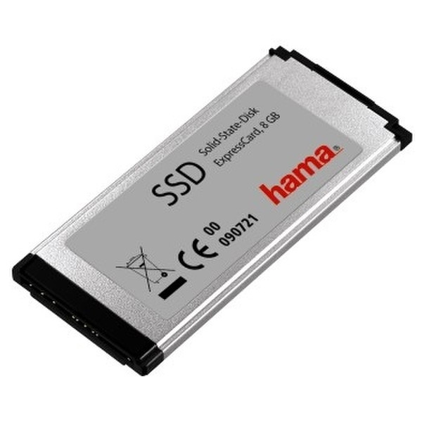 Hama ExpressCard 34 + USB 2.0 SSD Hard Drive, 8 GB Solid State Drive (SSD)