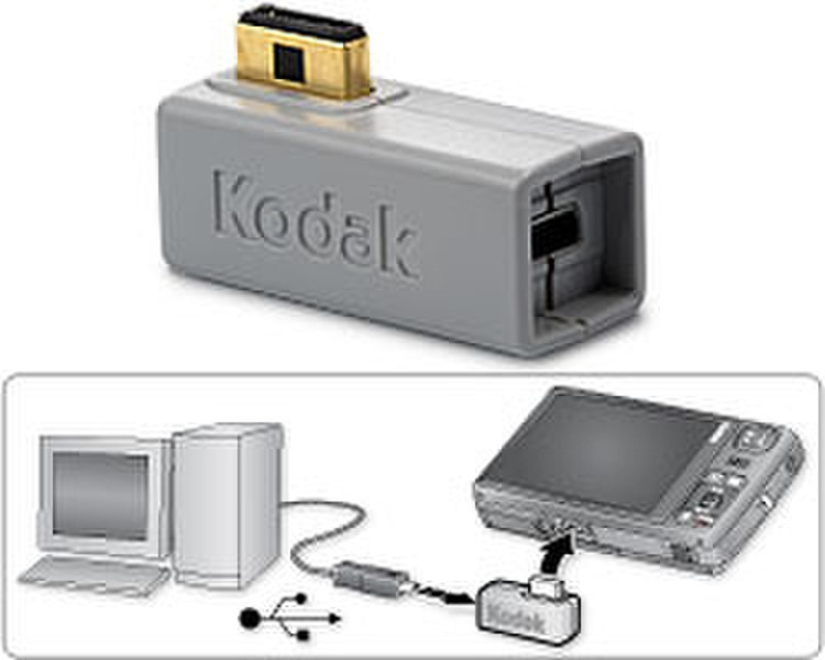 Kodak USB A/V Connector USB Cеребряный кабельный разъем/переходник